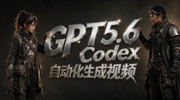 （19393期）GPT5.6+Codex自动化视频生成：提示词设计×角色设定×封面海报×工作流思路，高效产出AI视频